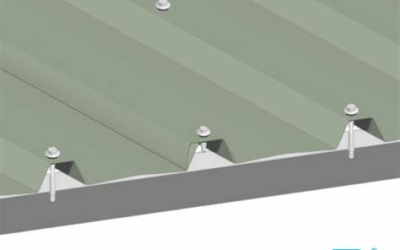 where to screw metal roofing