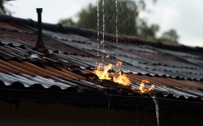 Does a Roof Leak Cause Electrical Fires?