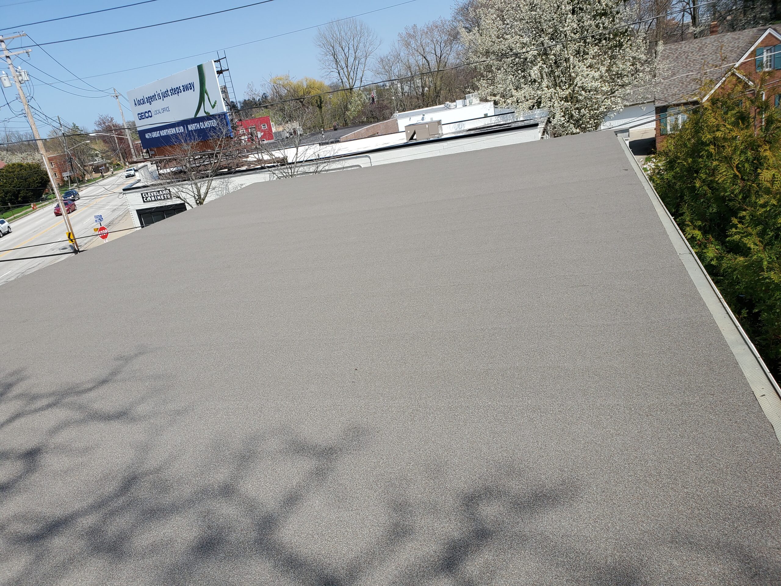 Roof Storm Damage in Fairview park,Oh
