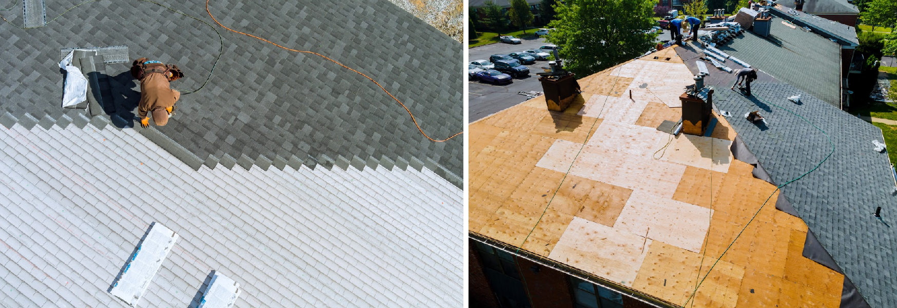 reroof vs new roof in Ashtabula