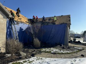Storm Damage In Canfield,Oh