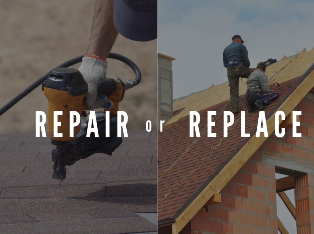 roof replacement versus roof repair