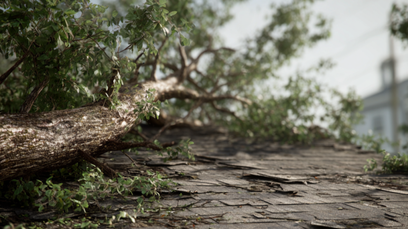 Tree Falls on Roof Expert in Northeast Ohio
