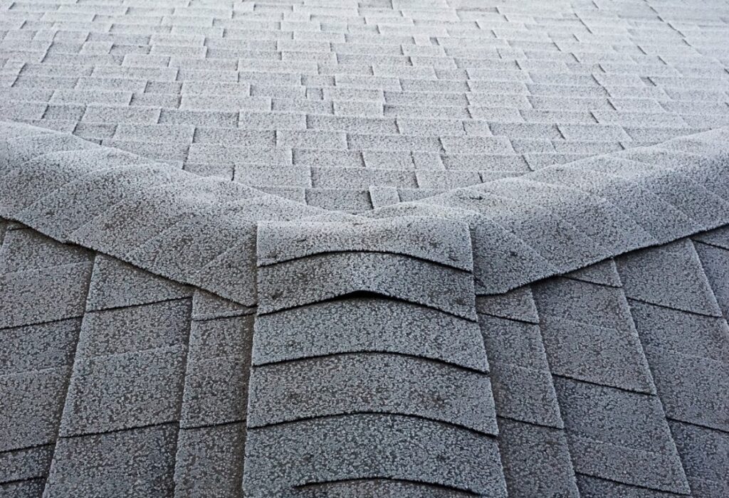 curling shingles