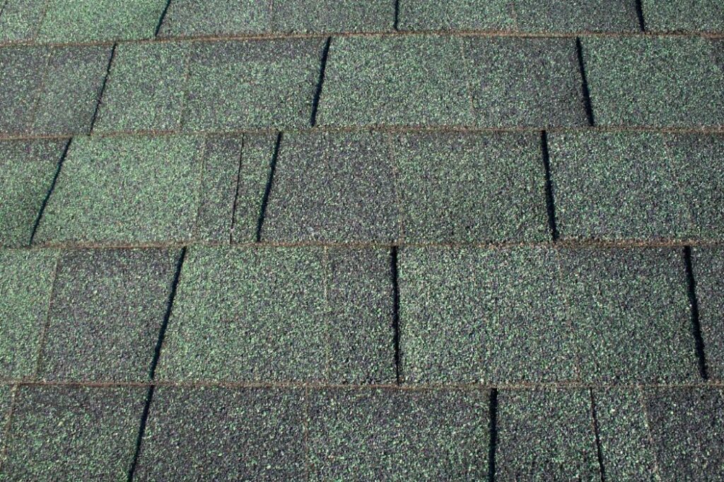 faded or discolored roofing
