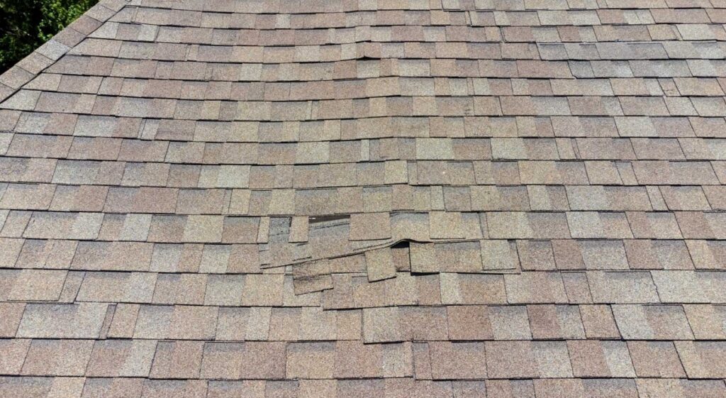 summer roof damage